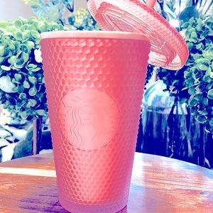 🍋🌸 Starbucks 🌸🍋 Pink Lemonade/ Rose Gold Jelly Studded Tumbler